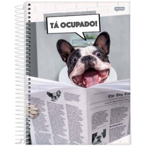 CADERNO COM ESPIRAL PETS LOVE JANDAIA 3