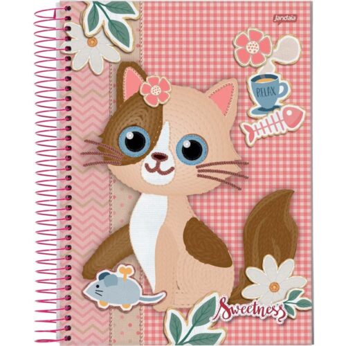 CADERNO COM ESPIRAL SWEETNESS JANDAIA 2