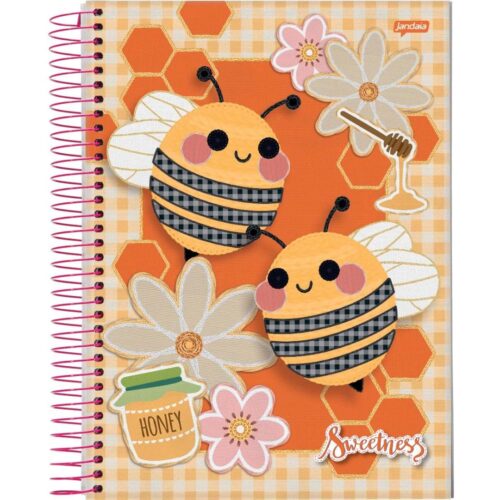 CADERNO COM ESPIRAL SWEETNESS JANDAIA 3