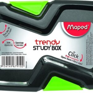 ESTOJO STUDY BOX TRENDY MAPED