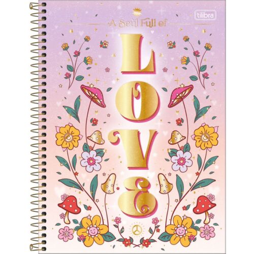 CADERNO COM ESPIRAL GYPSY TILIBRA