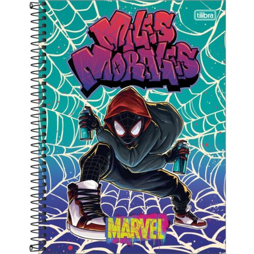 CADERNO COM ESPIRAL MARVEL POWER TILIBRA 1