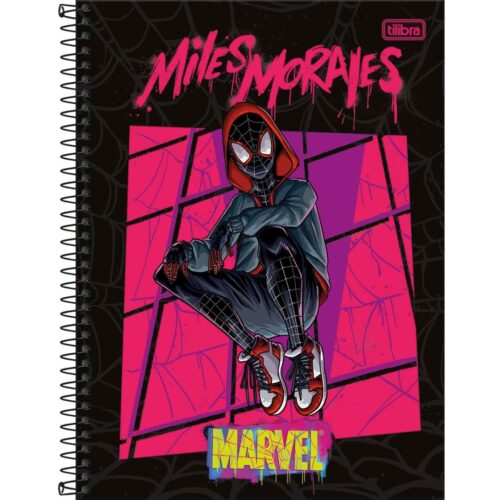 CADERNO COM ESPIRAL MARVEL POWER TILIBRA 3