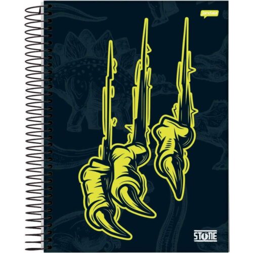 CADERNO COM ESPIRAL STONE JANDAIA 1