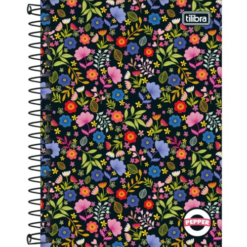 CADERNO PEQUENO COM ESPIRAL PEPPER TILIBRA