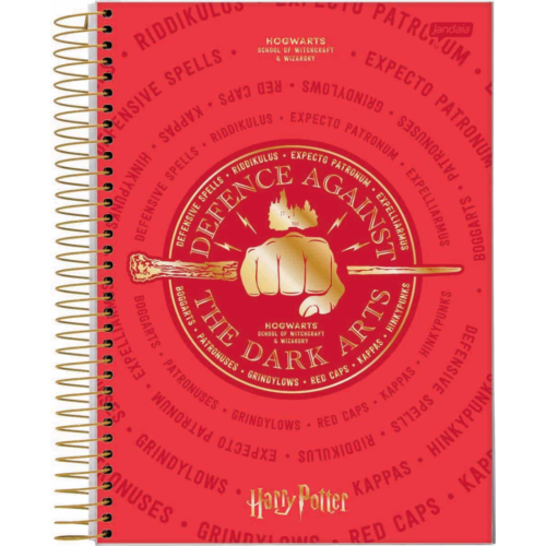 CADERNO COM ESPIRAL HARRY POTTER JANDAIA 1