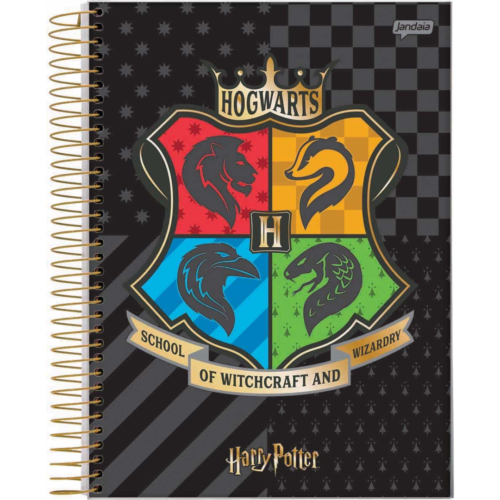 CADERNO COM ESPIRAL HARRY POTTER JANDAIA 4