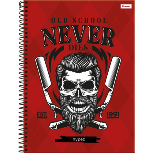 CADERNO COM ESPIRAL HYPER FORONI 1