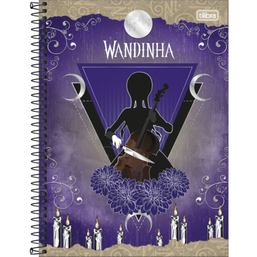 CADERNO COM ESPIRAL WANDINHA TILIBRA 1