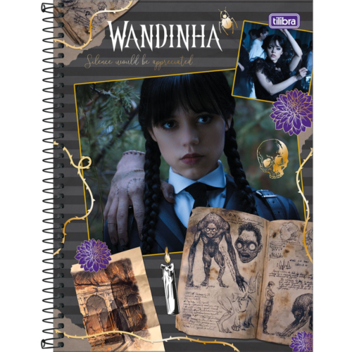 CADERNO COM ESPIRAL WANDINHA TILIBRA 3