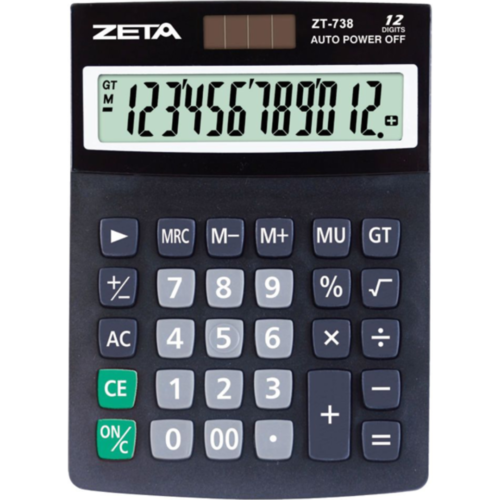 CALCULADOR ELETRÔNICA ZT-738 ZETA