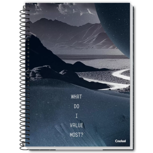 CADERNO COM ESPIRAL FLOW CREDEAL