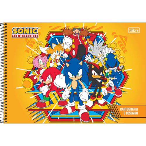 CADERNO DE DESENHO SONIC TILIBRA