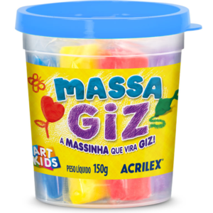 MASSA GIZ 100G 6 CORES ACRILEX