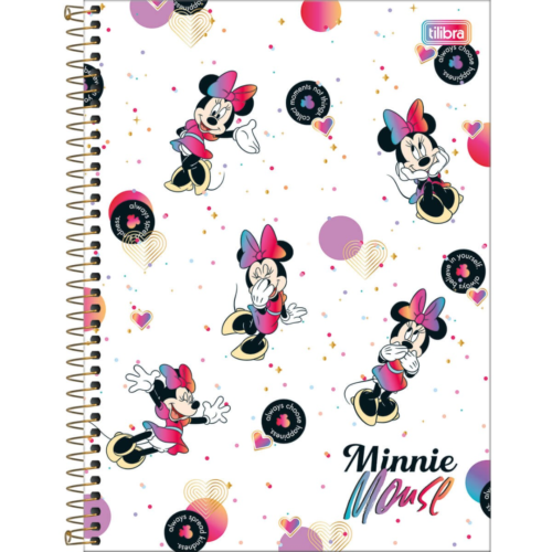 CADERNO COM ESPIRAL CONNECT MINNIE TILIBRA (1)