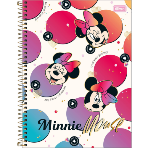 CADERNO COM ESPIRAL CONNECT MINNIE TILIBRA (3)