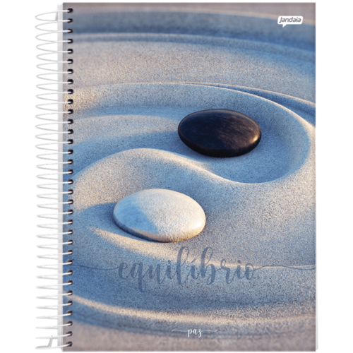 CADERNO COM ESPIRAL PAZ JANDAIA