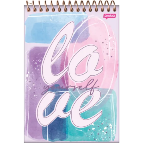 CADERNO VERTICAL COM ESPIRAL LA CREME JANDAIA