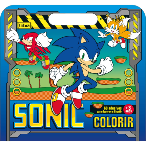 MALETA FOLHAS DE ATIVIDADES SONIC TILIBRA